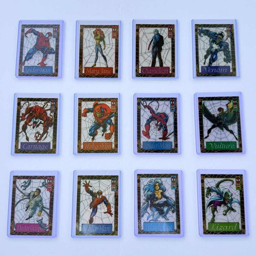 Fleer Marvel 1994 Spider-Man Suspended Animation Insert Card Set 12 Venom Card